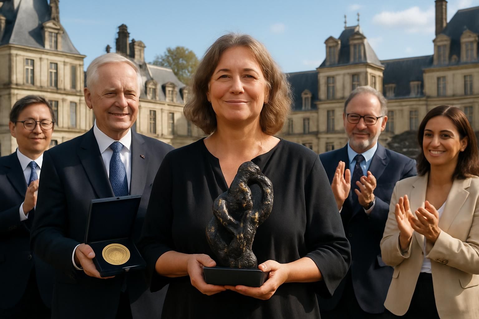 laurence chaudouët de fontainebleau reçoit une reconnaissance internationale pour son œuvre la plus récente, soulignant son talent et son engagement artistique.