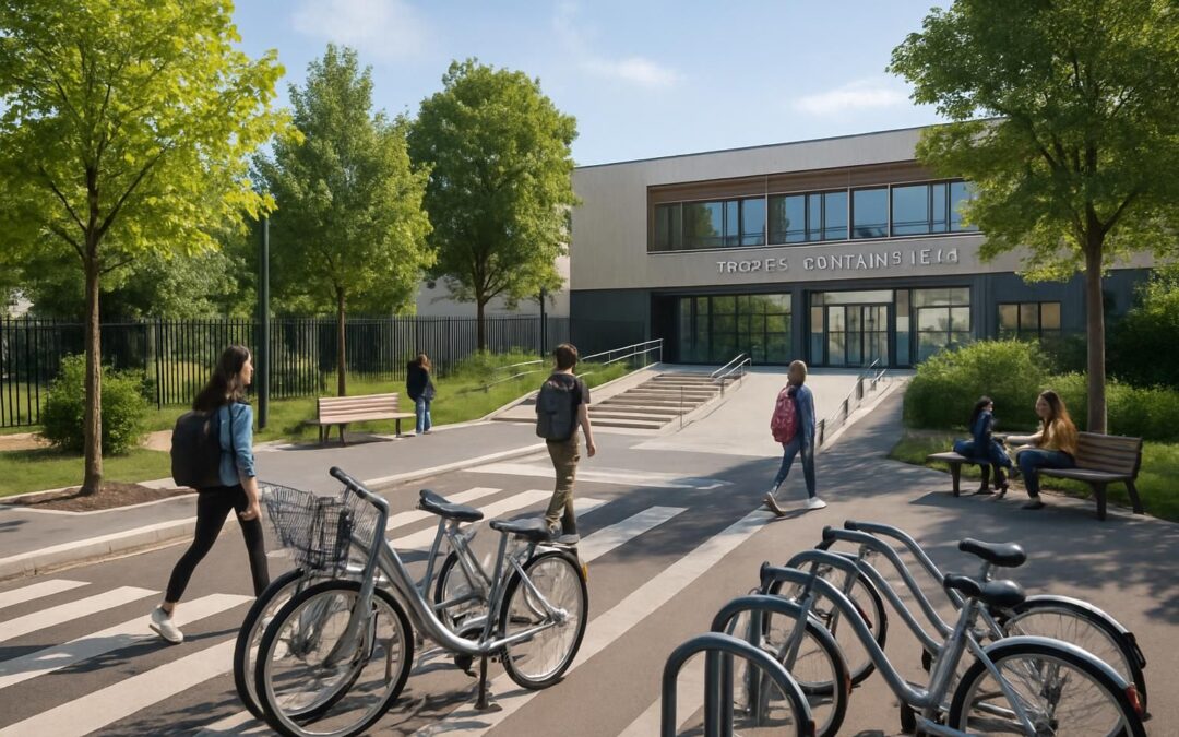 découvrez les aménagements innovants à fontainebleau qui facilitent l'accès au lycée de fontaineroux, améliorant ainsi le confort et la sécurité des élèves.