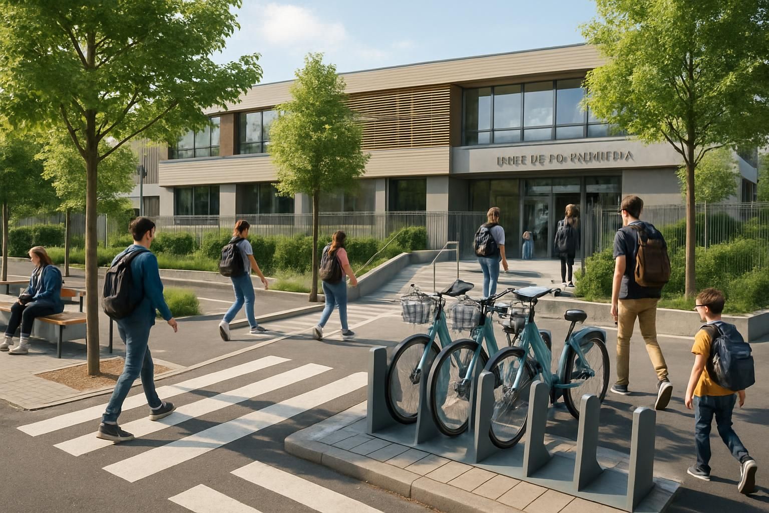 découvrez les aménagements innovants à fontainebleau qui facilitent l'accès au lycée de fontaineroux, améliorant confort et sécurité pour les élèves.