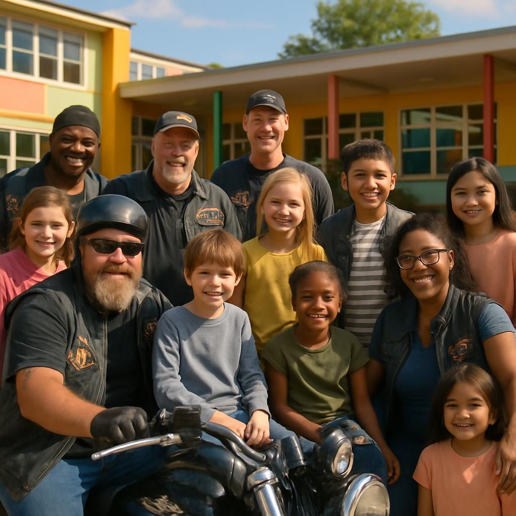 découvrez comment les motards au grand cœur s'unissent pour lutter contre le harcèlement scolaire et faire en sorte qu'aucun enfant ne se sente seul.