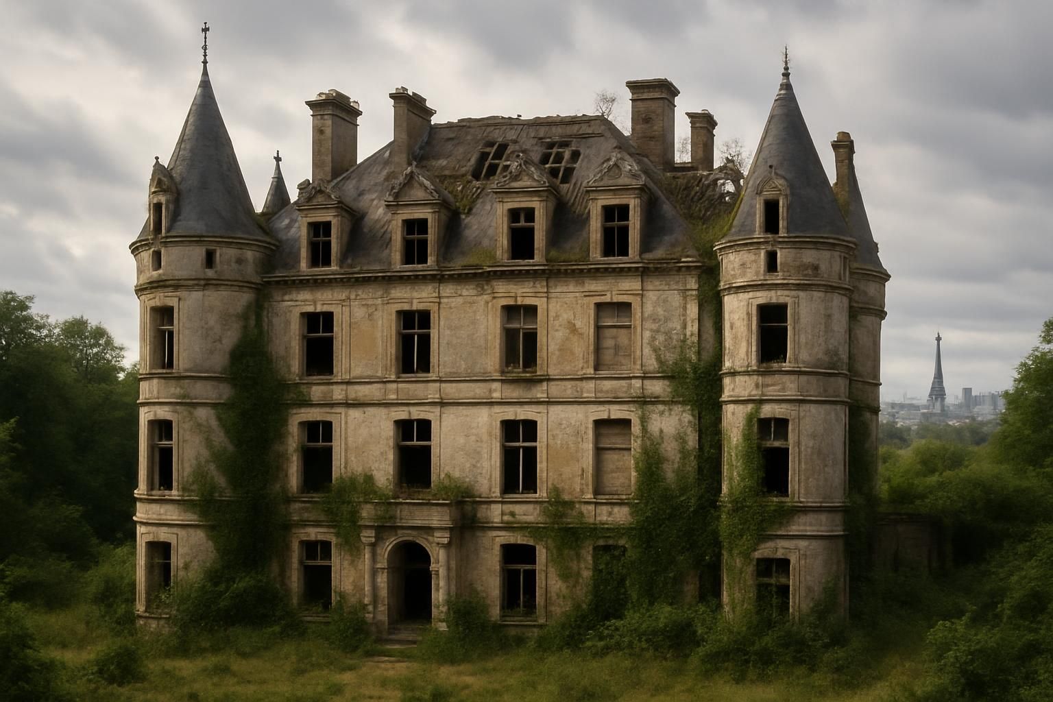 découvrez la vente aux enchères d'un château en seine-et-marne, abandonné depuis des années, proposée par la ville de paris dans le secteur immobilier.