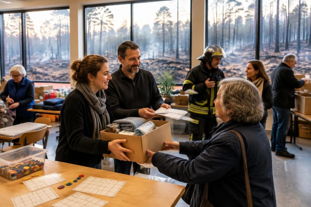après les incendies à fontainebleau, fdj united dévoile le montant récolté par son loto solidaire pour soutenir les sinistrés.