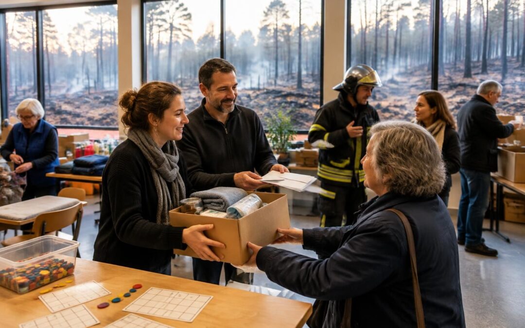 après les incendies à fontainebleau, fdj united dévoile le montant récolté par son loto solidaire pour soutenir les sinistrés.