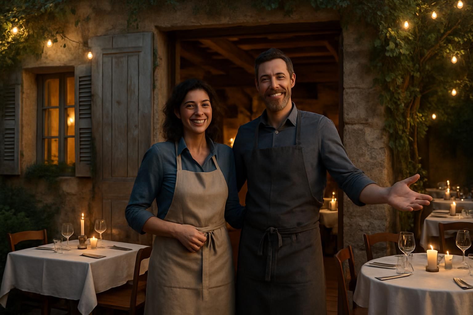 découvrez l'histoire inspirante d'un couple qui réalise son rêve en ouvrant un restaurant enchanteur au cœur d'une bâtisse historique pleine de charme et de souvenirs.