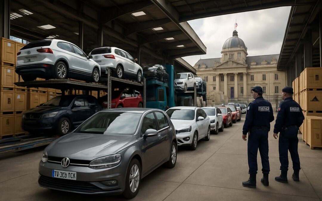 un important réseau de voitures volées ou louées, expédiées illégalement en afrique, est jugé en seine-et-marne, dévoilant un trafic international de véhicules.