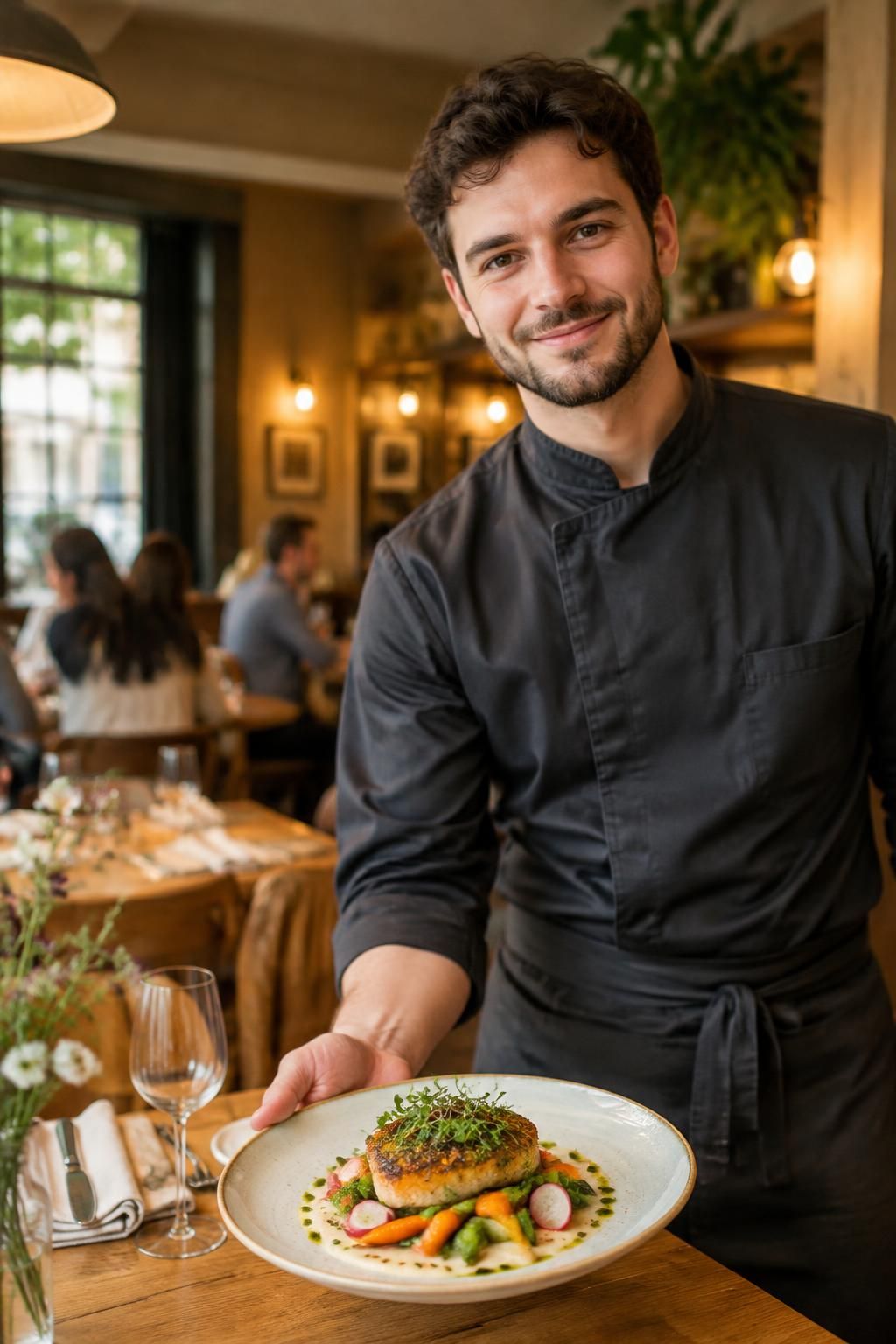 à 28 ans, il ouvre à melun un restaurant où les saveurs s’accordent pour offrir une cuisine harmonieuse et une expérience gourmande.