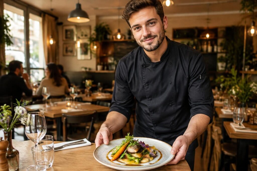 à seulement 28 ans, il ouvre à melun un restaurant où les saveurs s’accordent pour offrir une cuisine harmonieuse et pleine de caractère.