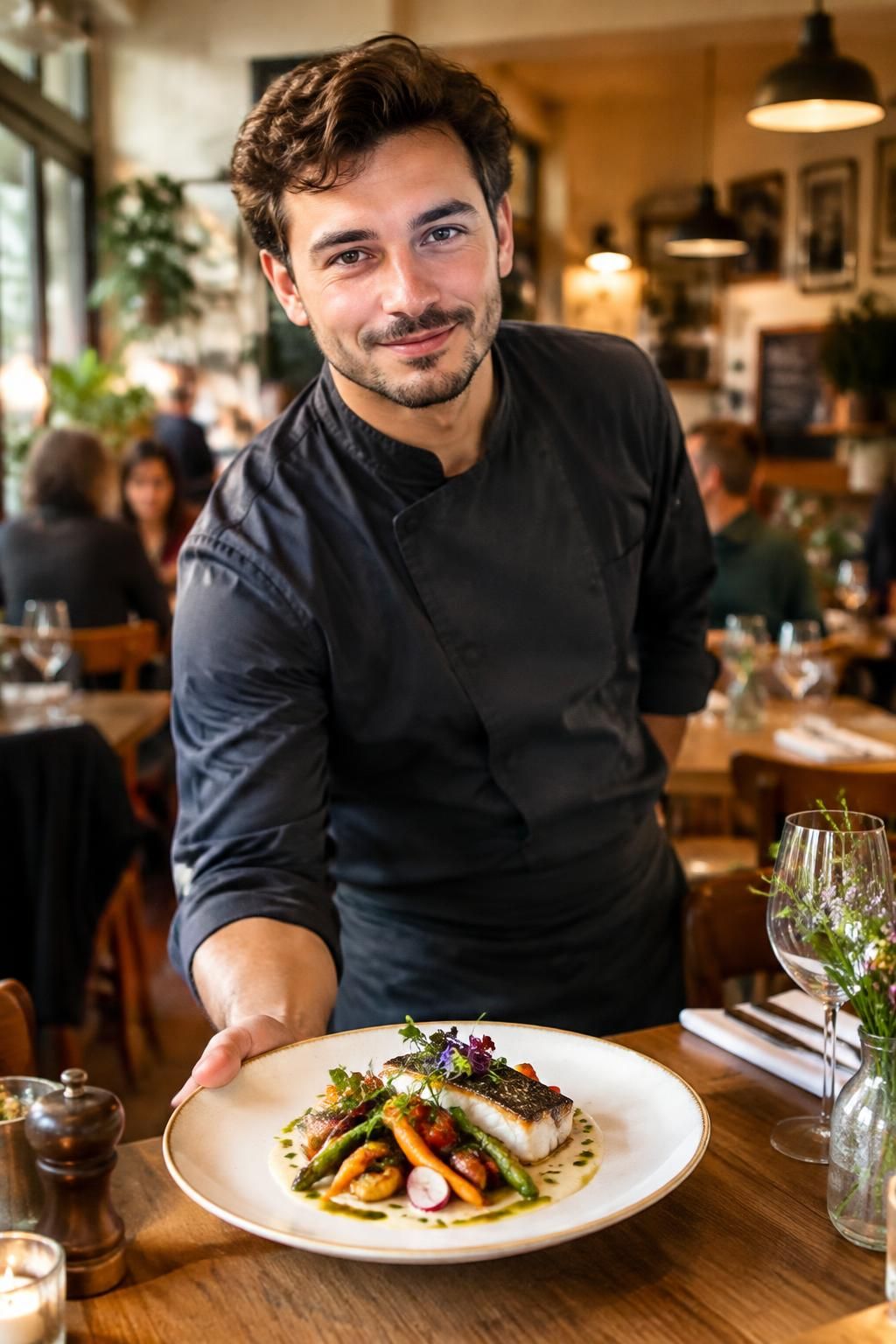 à 28 ans, il ouvre à melun un restaurant où les saveurs s’accordent pour offrir une cuisine harmonieuse et une expérience gourmande.
