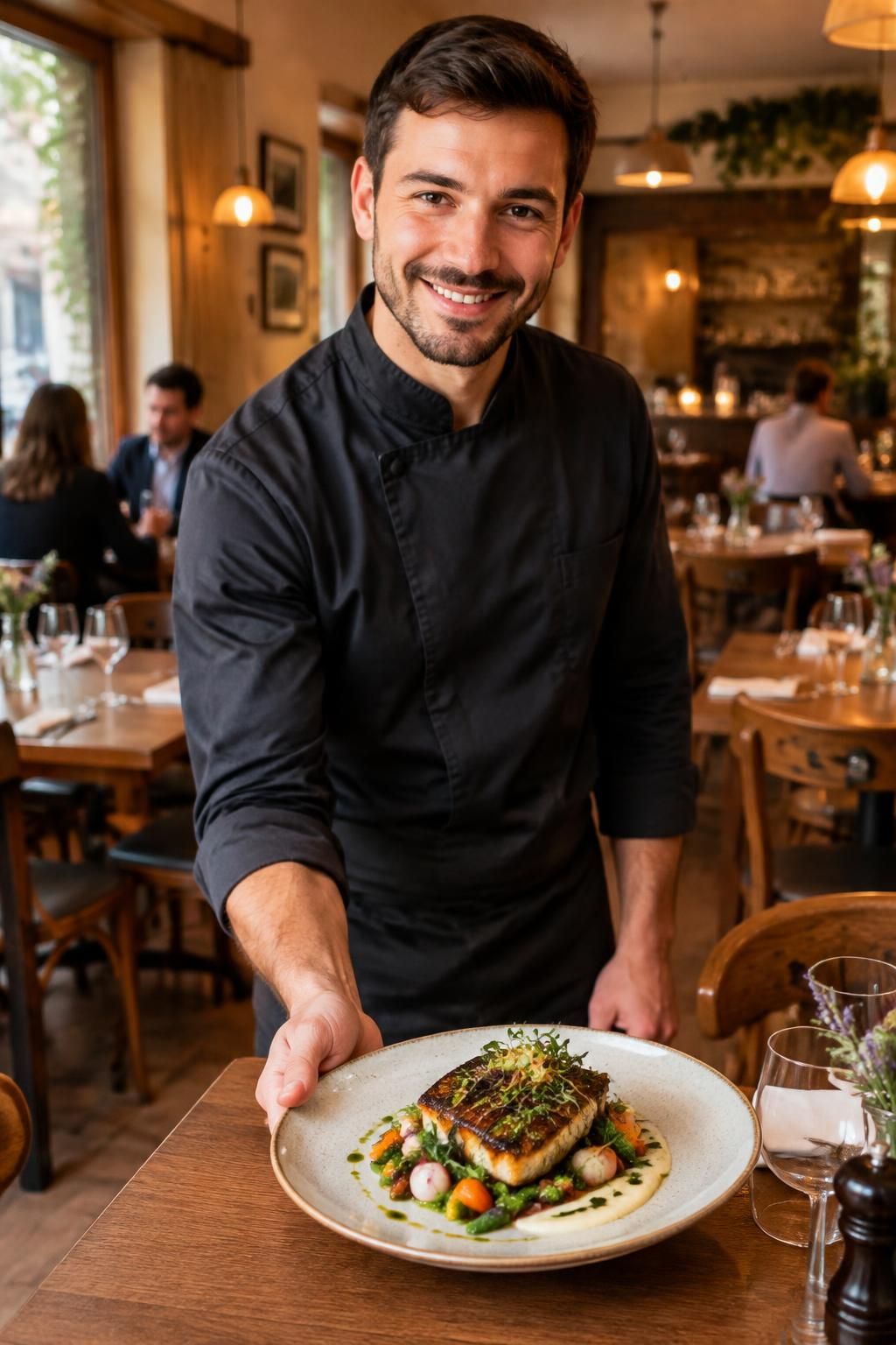 à 28 ans, il ouvre à melun un restaurant où les saveurs s’accordent pour offrir une cuisine harmonieuse et pleine de caractère.