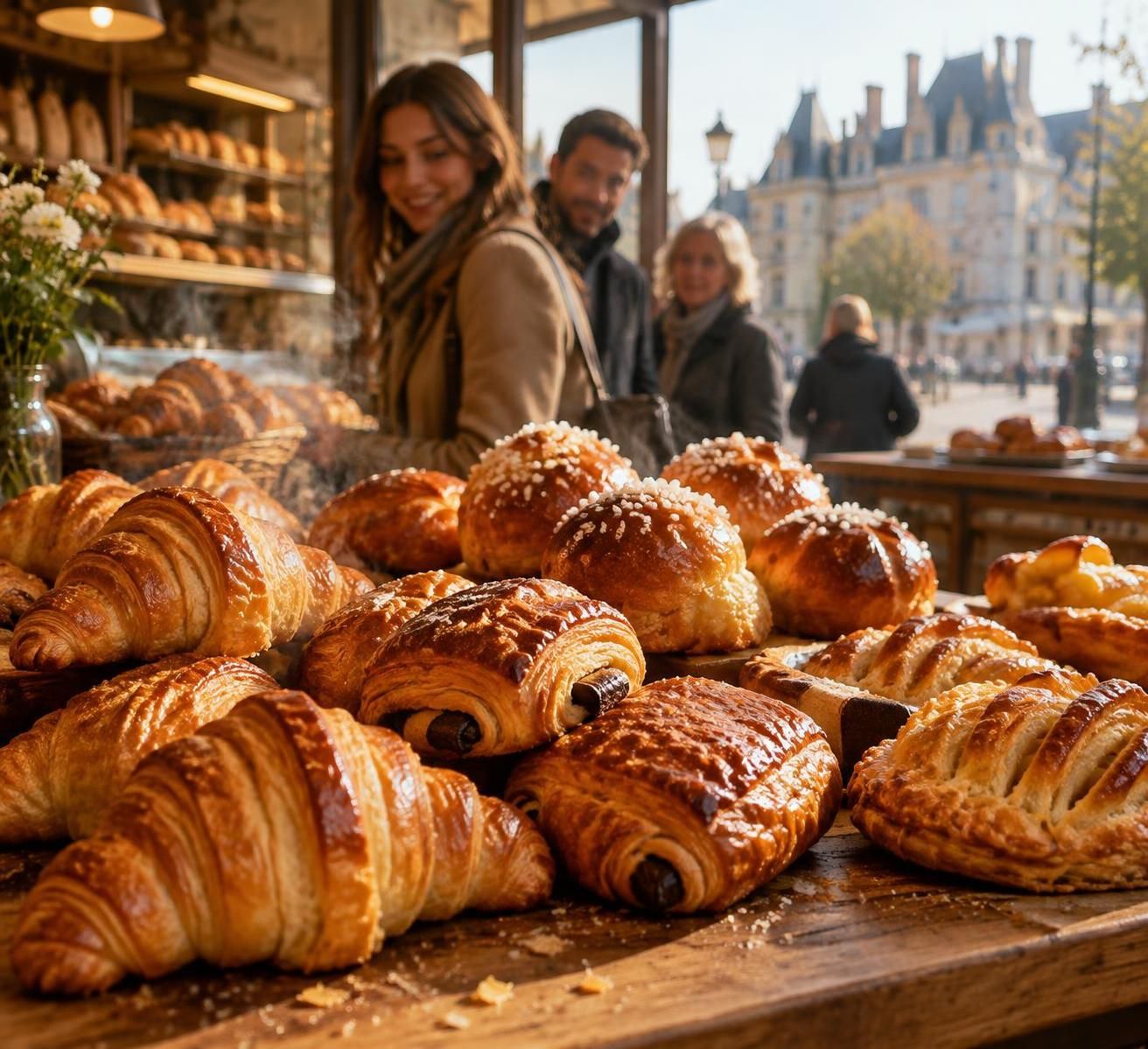 au pays de fontainebleau, savourez des viennoiseries artisanales au feuilletage doré et aux saveurs généreuses, préparées avec passion.