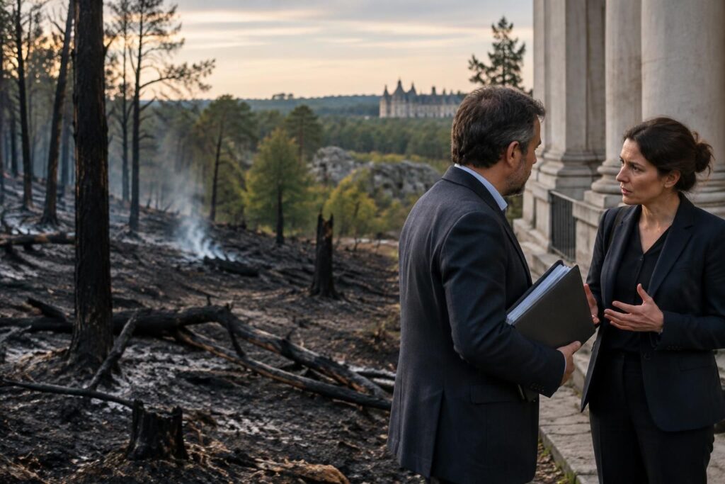 après les incendies à fontainebleau, l’agglomération saisit la justice pour faire reconnaître l’étendue des dégâts et la réalité de ses pertes.